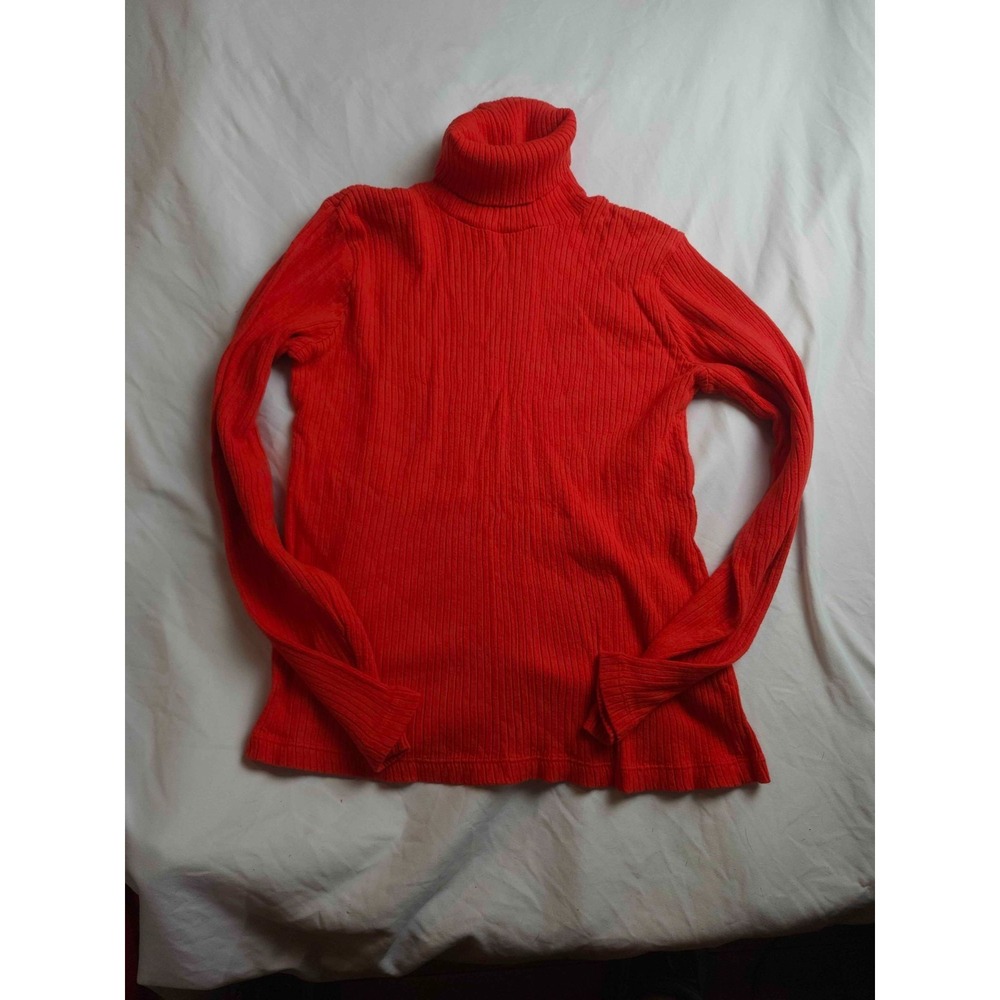 Vtg Sigrid Olsen So Blue Sweater Womens L Red Minimalist Chic‎ Office Wear Y2K